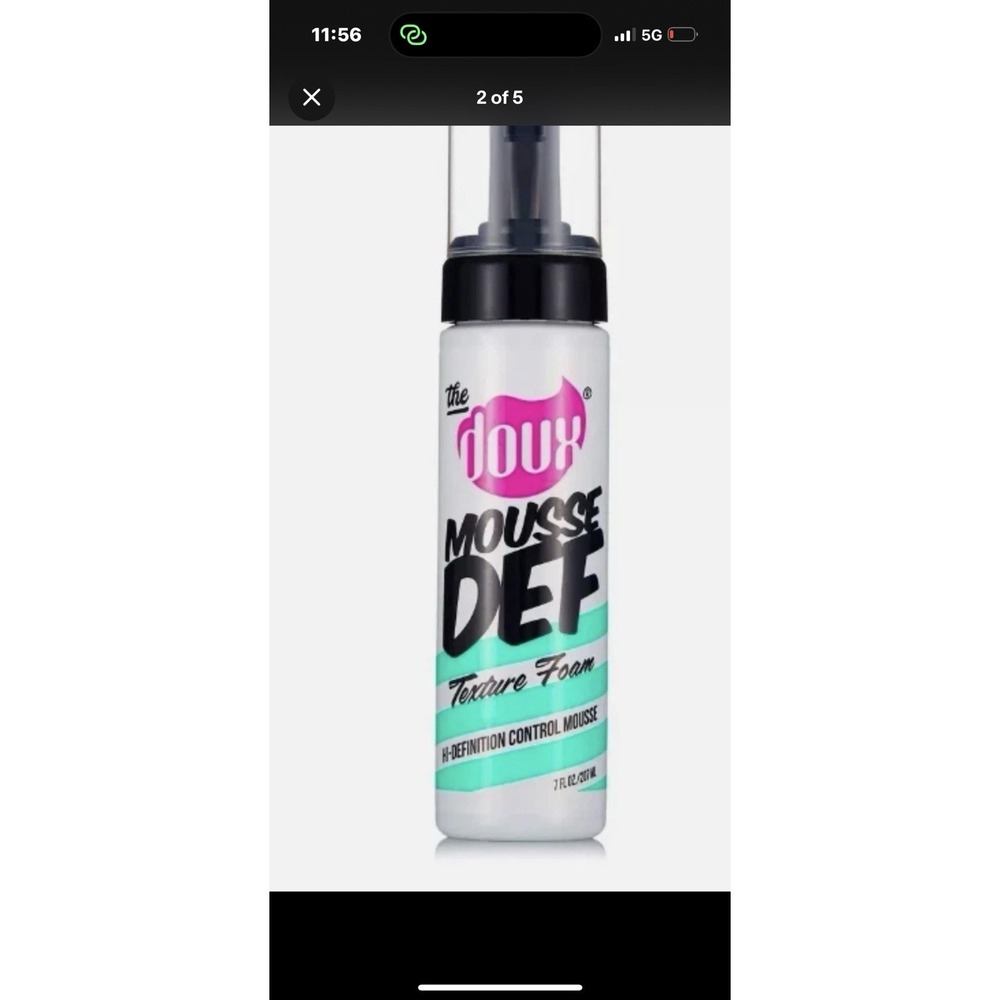 The Doux Mousse Def Texture Foam All-in-One Styler for All Hair Types 7 oz